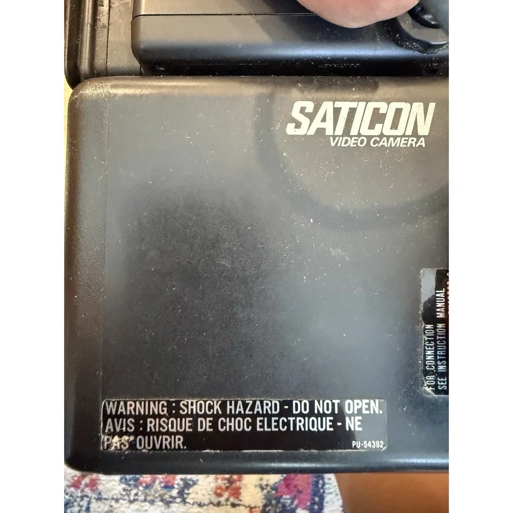 Vintage Video Camera JVC Saticon Color Compact Model GZ-S3U Camcorder Not Tested